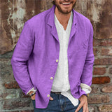 Mens Winter Coats Man Fall Outfits Coat Men's Clothing Spring and Autumn Casual Loose Suit Top