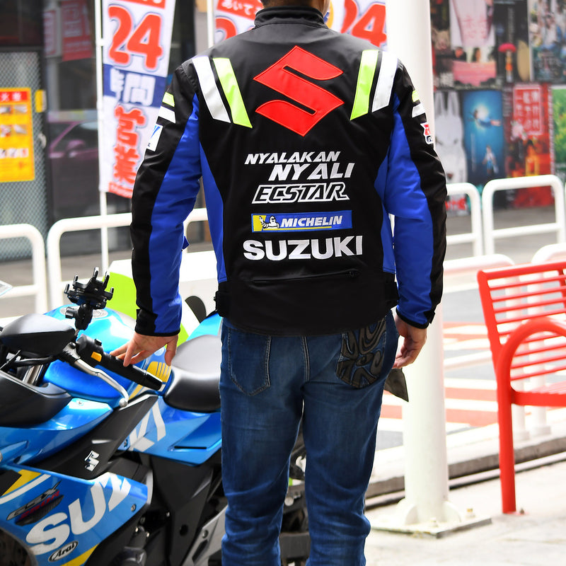 Suzuki Motorcycle Jacket Winter Motorcycle Cycling Clothing Male Racing Suit