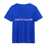 Squid Game Costume Wooden Man Printed Shirt Short Sleeve T-shirt