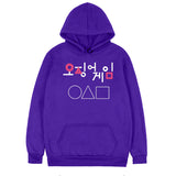 Squid Game Costume 2D Digital Creative Printing Hooded Sweater