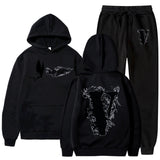 Vlone T Shirts & Shorts 2 Piece Set Sports Leisure Pullover Sweater Hooded