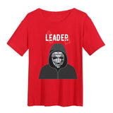 Squid Game Costume printed loose cotton round neck short sleeve t-shirt for women
