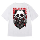 Men T-Shirts Loose Printed round Neck Half Sleeve