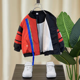 Toddler Boys Jackets Boys' Coat Spring and Autumn Clothing Baseball Uniform Jacket