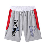 Vlone Shorts Letter Large V Printed Men'S Casual Shorts Summer Loose