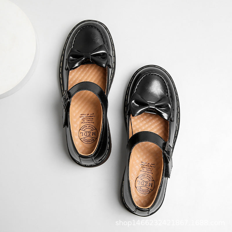 Mary Jane Shoes Women'S Flat Summer Thin Bow