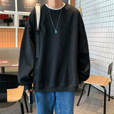 Men's Sweatshirt Fall Loose Crew Neck Top T-shirt