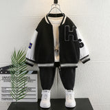 Toddler Boys Jackets Boys' Spring Coat Baseball Uniform