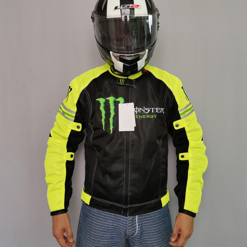 Monster Energy Biker Jacket Spring And Summer Mesh Breathable