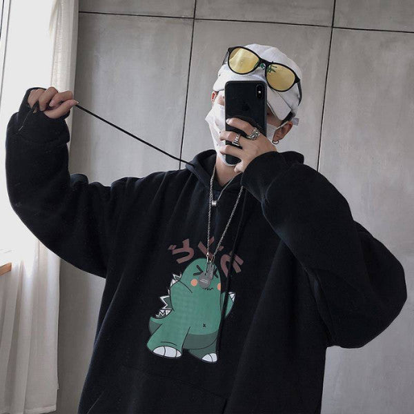 Anime Hoddies Autumn and Winter Fun Cartoon Animation Printed Hoodie