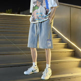 Men Denim Shorts Men's Summer