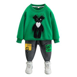Toddler Boys Sweater Boys' Sweater Suit Spring and Autumn