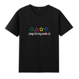 Squid Game Costume Short Sleeve T-shirt Top Men and Women