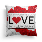 Valentine's Day Pillow Covers 4 Piece Random Styles Together, Pillow Cushion Cover