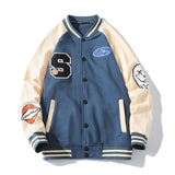 Men's Jackets Autumn Men's Baseball Collar Printing