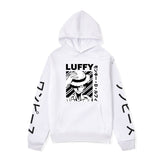 Anime Hoddies One Piece Anime Sweater Straw Hat Luffy Printed Hoodie Autumn Winter Sweater Men