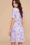 Coachella Music Festival Outfits Spring/Summer Pastoral Style V-neck Floral Bowknot