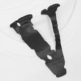 Vlone T Shirt Short Sleeve High Street Loose Casual Men'S And Women'S Tee Large V Printed Letter T-Shirt