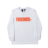 Vlone Sweatshirt Large V Long Sleeve T-Shirt Men And Women Hip Hop