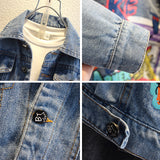 Toddler Boys Jackets Boys' Denim Jacket Spring and Autumn