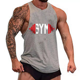 Wifebeater Shirt Sports Loose Waistcoat Sleeveless