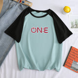 BTS Proof T Shirt Summer Patchwork Short-Sleeved T-shirt