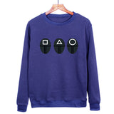 Squid Game Costume round Six Printed Crew Neck Sweatshirt