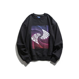 Crew Neck Sweatshirts Men's Autumn Casual Street Loose Letters