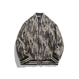 Man Fall Outfis Autumn Vintage Distressed Snowflake Jacket Men's Street BF Loose Lapels Jacket