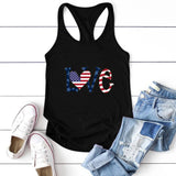 Valentine's Day T Shirt Sports Outerwear Vest Women's Printed