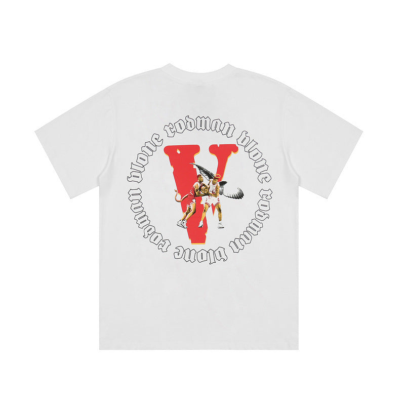 Pop Smoke Vlone Hawk Em T Shirt Spoof Avatar Printing