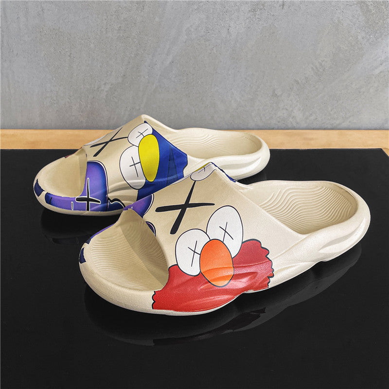 Mens Slide Flip-Flops Men'S Fashion Summer