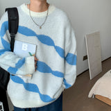 Men's Sweatshirt Autumn Men's Color Matching Sweater Loose