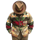 Mens Winter Coats Man Fall Outfits Men's Jacket Multicolor Printing Casual Coat Men's Autumn