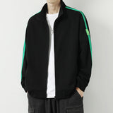 Men Hoodie Spring and Autumn Heavy Japanese Wide Version Tup Cardigan Stand Collar Sweater