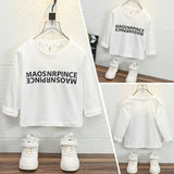 Toddler Boys Sweater Autumn Long Sleeve T-shirt Spring Leisure Loose