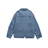 Men Denim Jackets Autumn Denim Suit Men's and Women's Jackets and Coats