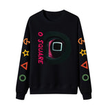 Squid Game Costume Sweatshirt round Neck Casual Pullover Sweater for Men and Women