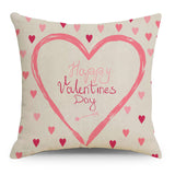Valentine's Day Pillow Covers 4 Piece Random Styles Together, Love Festival Home Pillow Cushion Cover