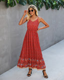 Gypsy Style Dresses Printed Backless Sling