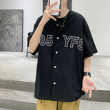 Men Shirts Linen Shirt Loose Lapel