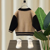 Toddler Boys Sweater Boys' Sweater Knitwear Long Sleeve