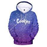 Cookies Hoodie Cookies Starry Sky Digital Printed Hood