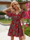Coachella Music Festival Outfits Fashion Printed Dress
