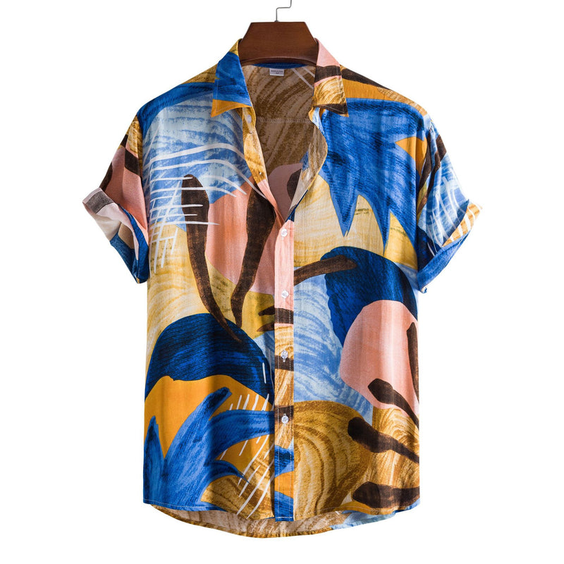 Camp Collar Shirt Floral Beach Shirt Shirt