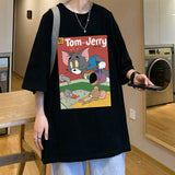 Tom And Jerry T Shirt Loose Cat And Mouse