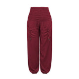 Coachella Music Festival Outfits Women's Casual Loose Bloomers Sports Trousers