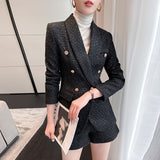Interview Suit Women Autumn Coat Women's Slim Fit Thin Suit Top