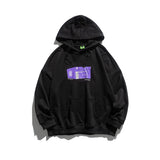 Man Fall Outfis Costume Vintage Autumn New Japanese Style Simple Letter Printed Casual Hooded Sweater Couple Hip Hop Pullover Top