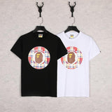 Bathing Ape T Shirt Summer Ape Head Shark Daily Casual Short Sleeve T-shirt